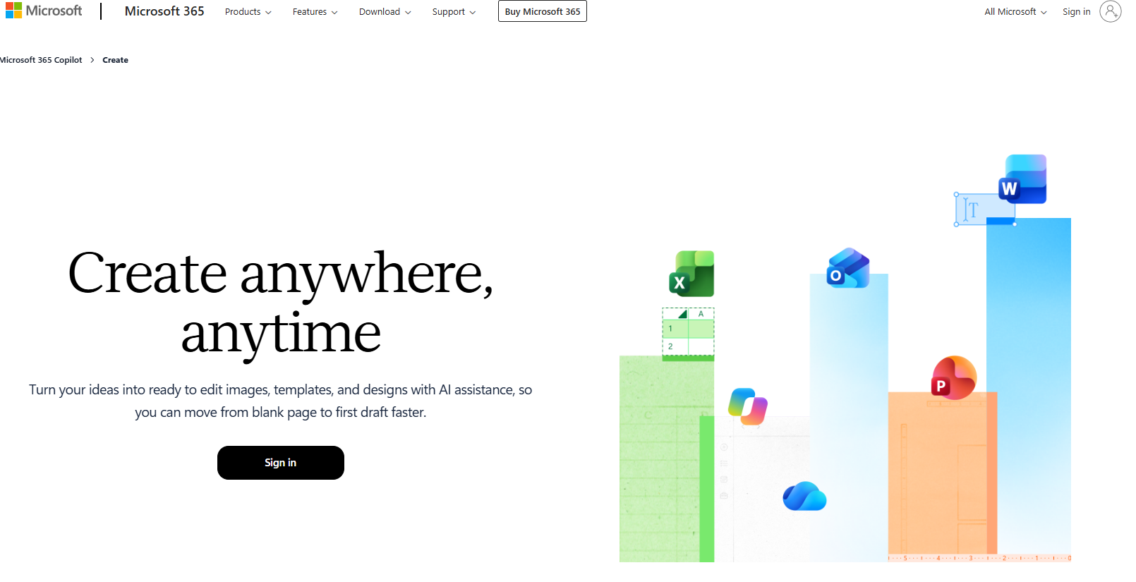 4.Microsoft Create：無料テンプレート配布・作成サイト