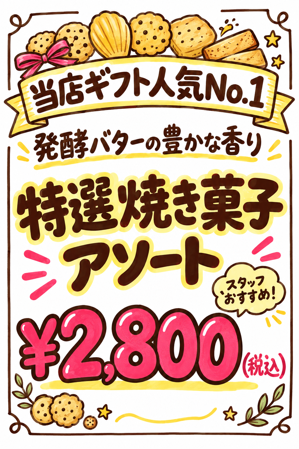 5.イラストや線を足して余白を埋める